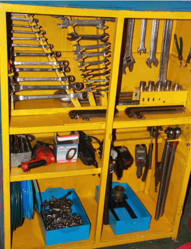 無紡布生產線維修工具6S先進制度成果展示(圖)